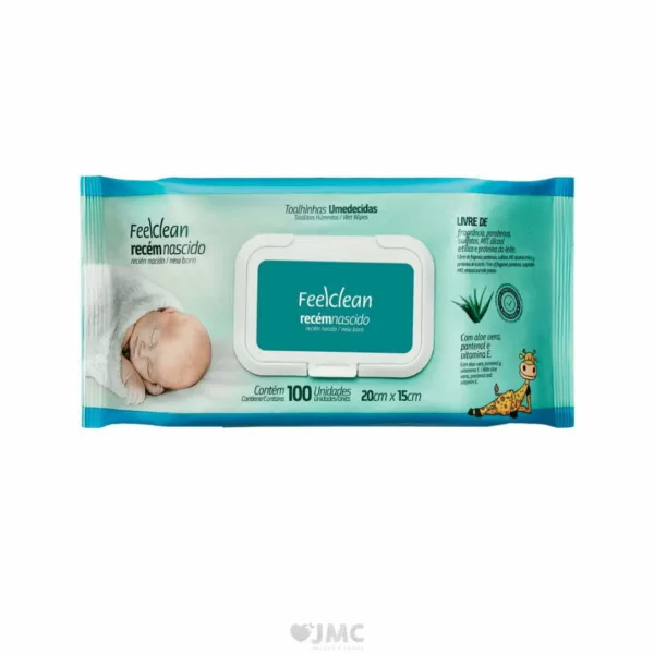 Lenço Umedecido Feelclean Baby Recém Nascido