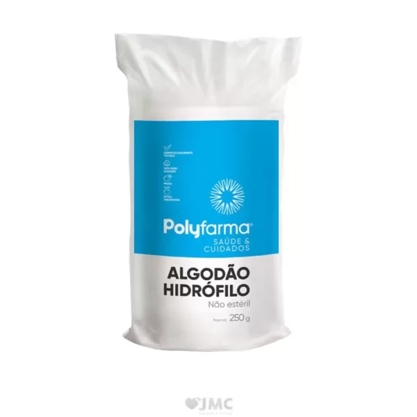 Algodão Polyfarma c/250 G